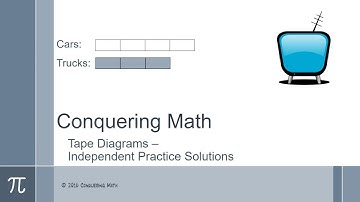 Tape Diagrams: Independent Practice Solutions - Conquering Math