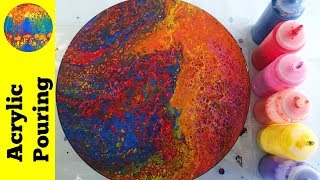 Acrylic Pouring on a Record With Bright Colors
You know that I like to question WHY when things are the norm. Why do you use this, do that etc. I’ve come to notice that I always seem to use either white or black in my pours and I wondered if I needed them. What would happen if I just used colors? Let’s try it and see.
Read the full blog post that accompanies this video: https://acrylicpouring.com/bring-bright-colors-record-pour/
Learn and improve your acrylic pouring with the biggest community of pouraholics in world. Claim your free copy of the 5 Fundamentals of Acrylic Pouring course here: https://acrylicpouring.com/
Supplies I Used:
Art Alternatives acrylics in warm red, magenta, orange - http://fave.co/2vt9ZVB
Blick Student Acrylics in cobalt blue, chrome yellow, violet
Floetrol - https://amzn.to/3QEbB6e
Treadmill belt silicone oil - https://amzn.to/39Jkr2a
12 inch vinyl LP record - https://amzn.to/3OvpsKp
8oz squeeze bottles - https://amzn.to/3zWx6tc
Avery round glossy label to cover the hole -
https://amzn.to/3QFoe0X
Polycrylic gloss protective finish - https://amzn.to/3biBRTJ
Recipe for this painting:
All paints were mixed approx 2 parts paint, 1 part Floetrol plus water as needed to consistency. A couple of drops of the silicone oil in each color.
-~-~~-~~~-~~-~-
I am a participant in the Amazon Services LLC Associates Program, an affiliate advertising program designed to provide a means for me to earn fees by linking to Amazon.com and affiliated sites.
-~-~~-~~~-~~-~- Acrylic Pouring on a Record With Bright Colors