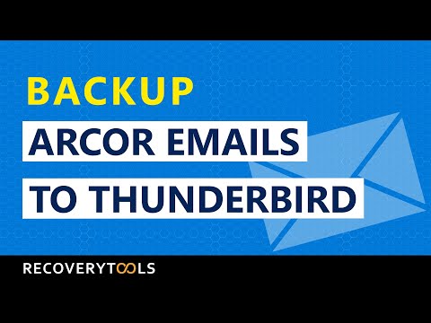 Come trasferire Arcor.de (Arcor) e-mail a Thunderbird - Backup Arcor a Thunderbird Mail Application