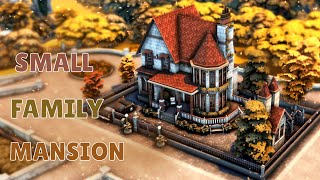 картинка: Семейный особняк Симс 4 | Строительство | Small family mansion The Sims 4 | NO CC
