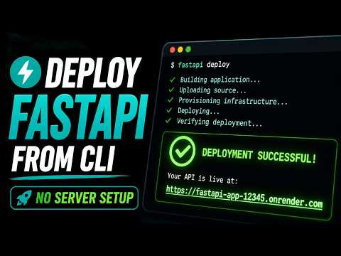 How to Deploy FastAPI Without a Server | Deploy FastAPI from CLI with FastAPI Cloud
