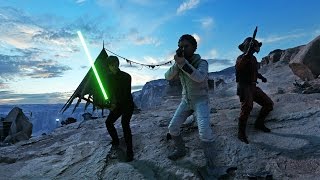 ✔ Star Wars Battlefront Luke defeats Darth Vader Boba Fett and Emperor