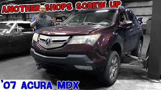 Total mess! Last shop really screwed up on this '07 Acura MDX. What does the CAR WIZARD find?