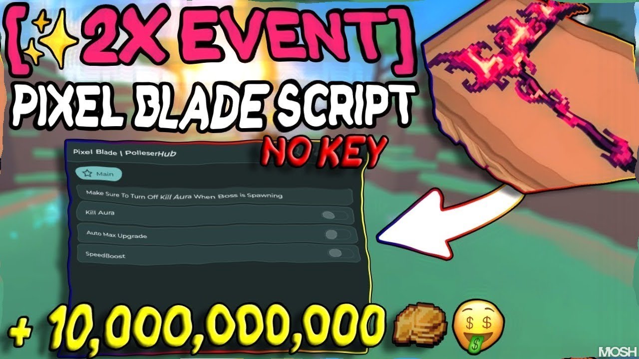 Update Roblox Pixel Blade Script Hack OP Script PASTEBIN 2025 