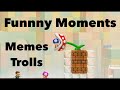 Funny Moments in Mario Maker 2 | Trolling, Memes, Clutches and More