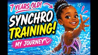 Beginner Synchro Swimmer Training Session