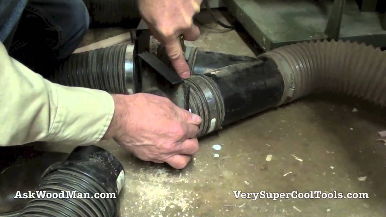 Woodworking Dust Collection Tip How To Clean Blast Gates YouTube