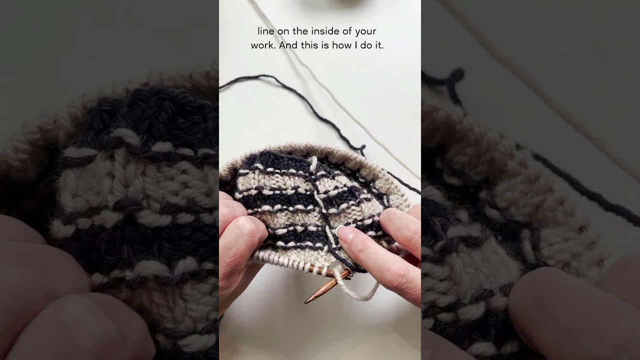 Knit*Minute - Carrying Colors for Stripes