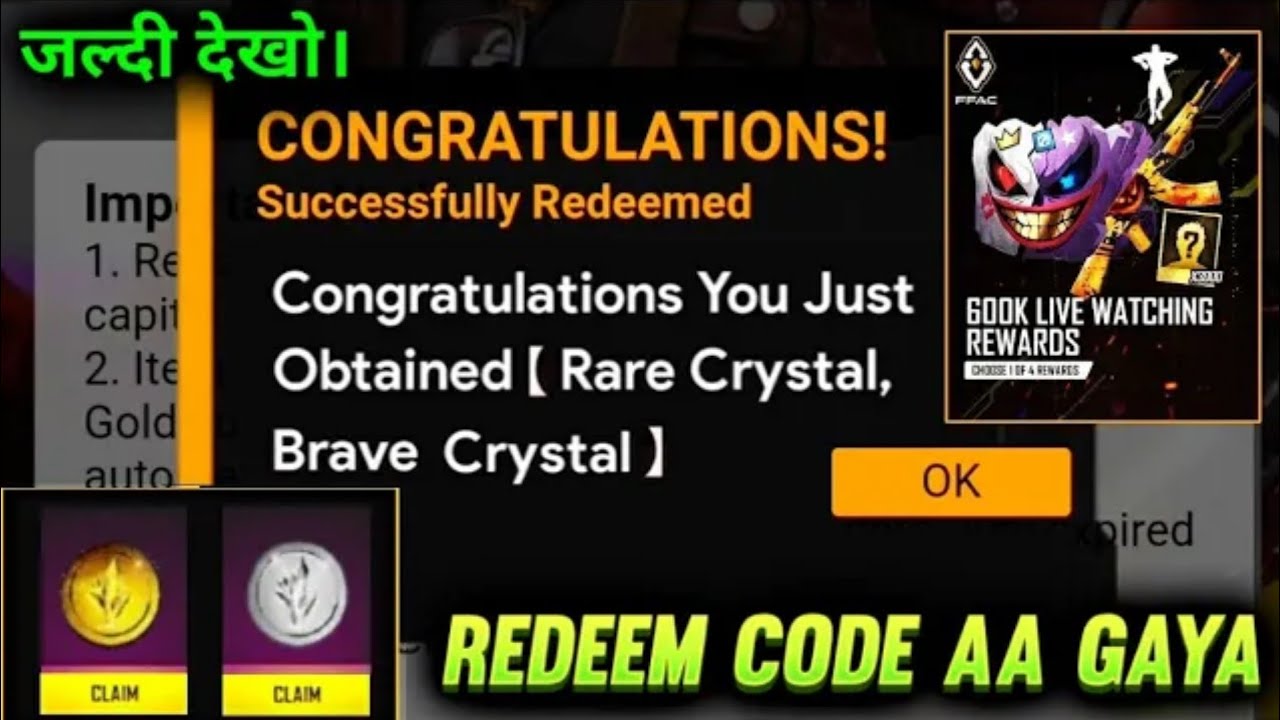 FREE FIRE NEW REDEEM CODE TODAY 28 NOVEMBER | FFAC GRAND FINAL REDEEM CODE |