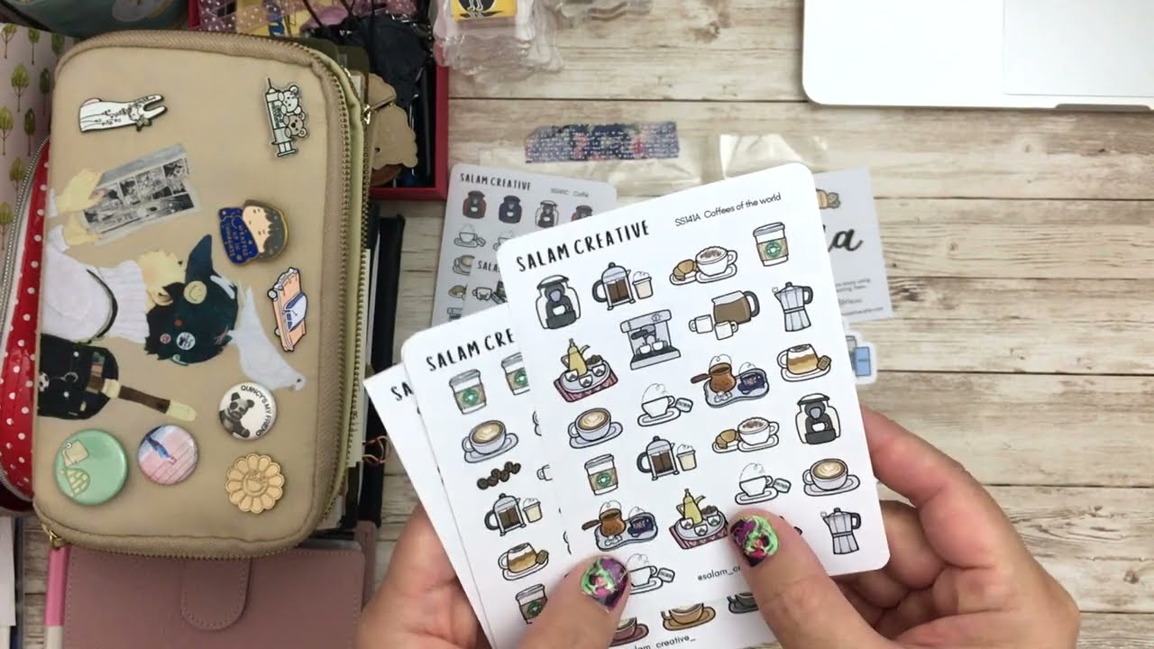 Unboxing Salam Creative Stickers