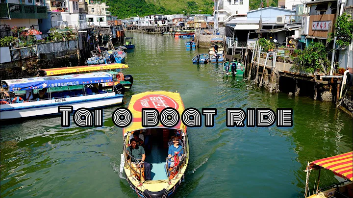 Walking Tour | Tai O, Hong Kong | 4K Boat Ride #hongkong4k #topbunwalks 