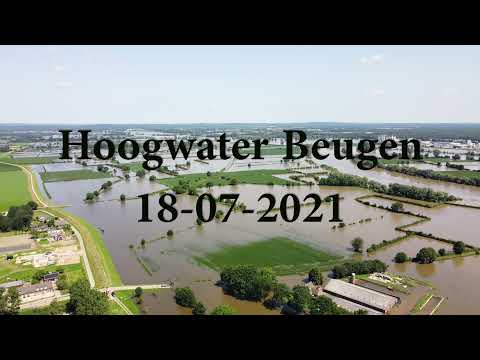 Hoogwater Beugen 18-07-2021