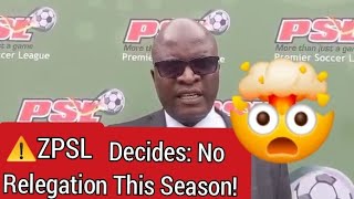 ⚠️ No Relegation in Zimbabwe PSL This Season! 😱