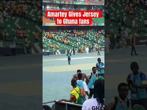 Amartey Goes Nak*d to give his jersey away to Fans #afcon2023