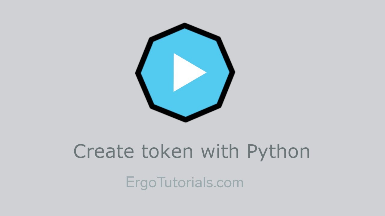 Create token with Python