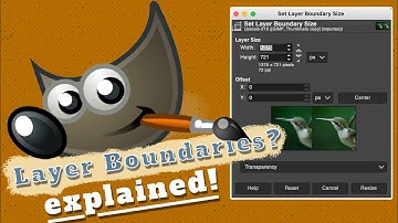 GIMP Layer Boundaries EXPLAINED!