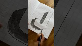 3D Letter J