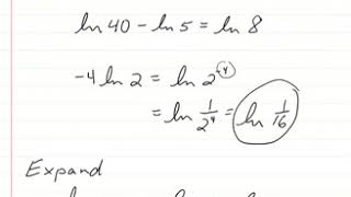 MAT 160 Section 11.5 Natural Logarithms
