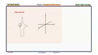 G-12 Chapter-3 Analytical Solid Geometry Part (1) For 2025-2026