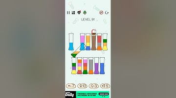 SortPuz Level 91 | Water Sort Puzzle Level 91