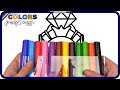 Solitaire Ring BIG Marker Pencil Coloring Pages / Akn Kids House