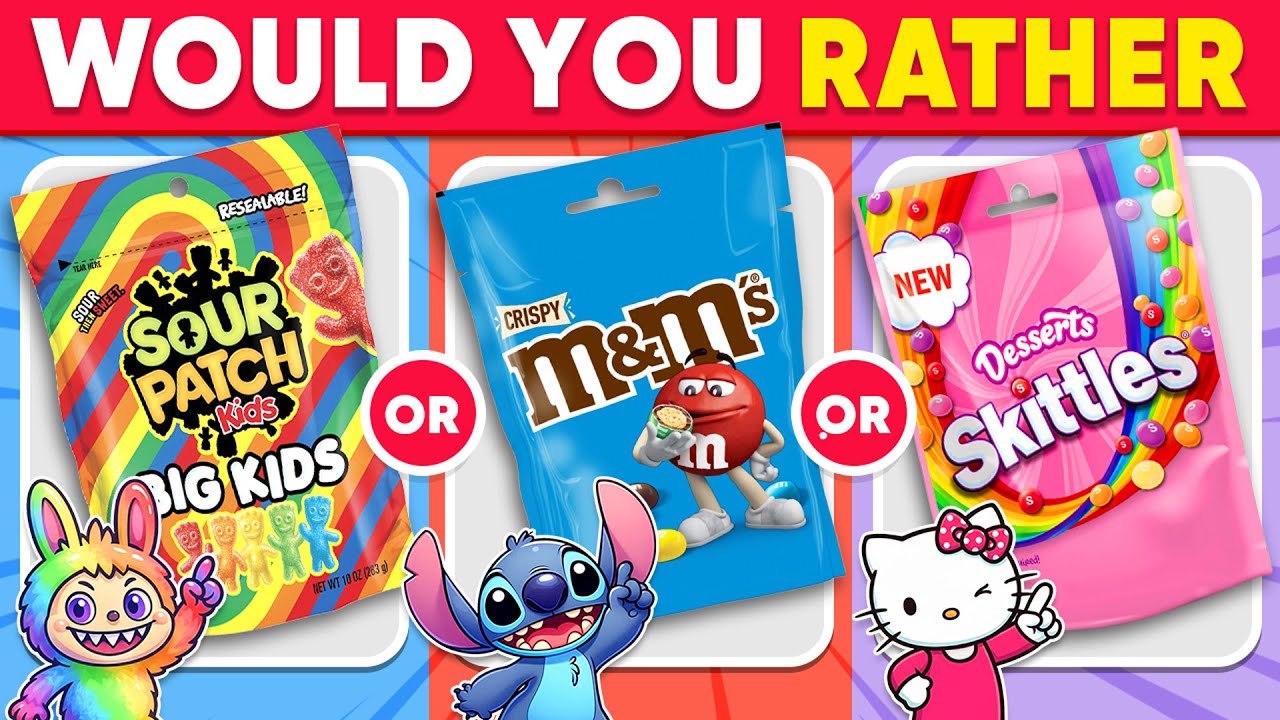 Would You Rather...? Ultimate Candy & Sweet Edition 🍫🧁🎉 Moca Quiz