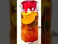 Refreshing Apple & Orange Ice Tea 🍎🍊 Perfect for a sunny day! #ASMR #IceTea #refreshingdrink