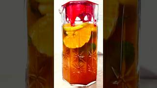 Refreshing Apple &amp; Orange Ice Tea 🍎🍊 Perfect for a sunny day! #ASMR #IceTea #refreshingdrink