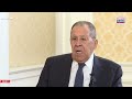 Lavrov  says zelensky is a fo**lish man in an interview 
