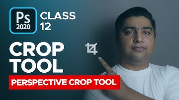 Crop Tool in Adobe Photoshop 2020 - Class 12 - Urdu / Hindi