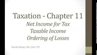 Chapter 11 Ordering of Losses