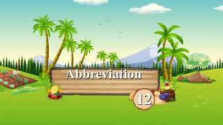 Gk | Ch 12 | S.R. publications | Term Books | Class 04 | Abbreviation | For Children