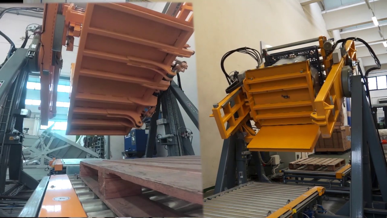 Inline pallet changer - TOPPY QSHAPE (buckets)