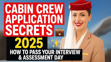 Cabin Crew Application Secrets 2025 💼✨ | How to Pass Your Interview & Assessment Day  in 2025