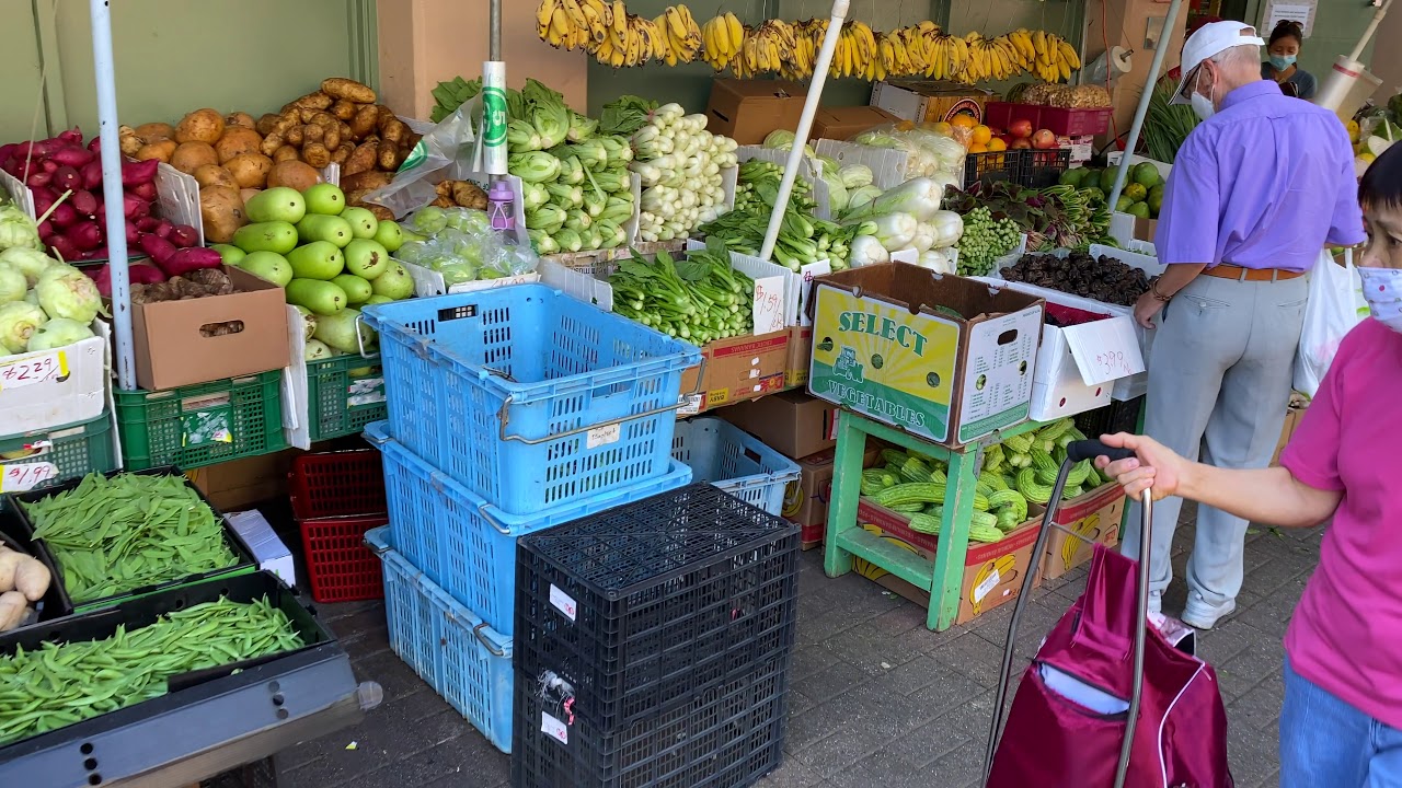 Hawaii Walking Tour   Chinatown in Honolulu   4K