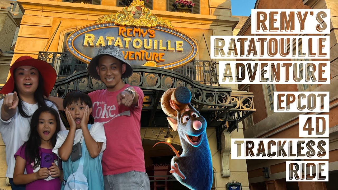 Disney World Epcot Japan and France - Remy's Ratatouille Adventure 4D ...