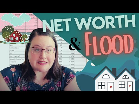 My house FLOODED... full cost breakdown! + June budget and net worth update!