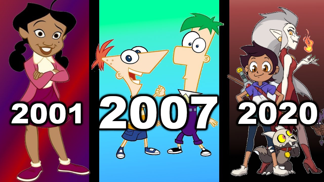 DISNEY CHANNEL ANIMATED ORIGINALS HISTORY (2001-2020) | A Timeline of Disney  Channel Cartoons - YouTube
