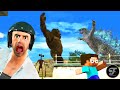 Godzilla vs kong  monster school  pubg animation