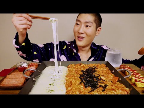 김치볶음뱁ㅣKorea CheesekimchifriedriceㅣMUKBANG ASMRㅣ소준식