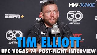 Tim Elliott Not Happy With Win Despite Difficult Camp, Weight Cut | UFC on ESPN 45