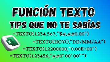 Aprende a usar la función TEXTO en Excel con estos 7 ejemplos fáciles