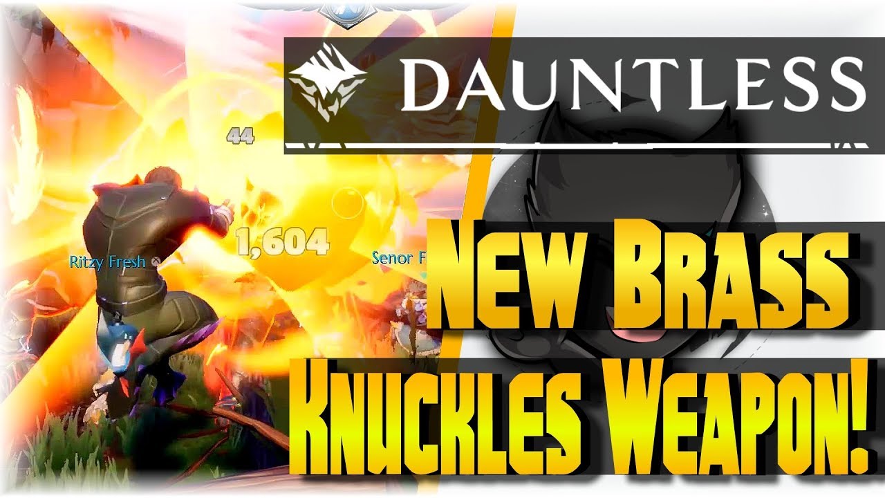New Brass Knuckles Weapon!!! | Dauntless | [Aether Strikers]