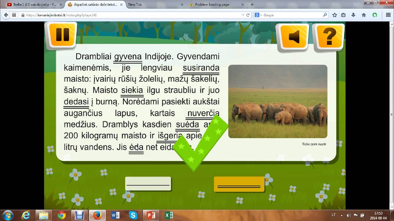 Veiksnio ir tarinio radimas ir žymėjimas - YouTube