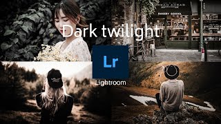 lightroom dark twilight filter editing tutorial | dark twilight filter | lightroom editing tutorials