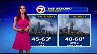 Meteorologist Melanie Black’s March 14, 2025 Boston Forecast: Mild weekend, St. Patrick’s Day rain