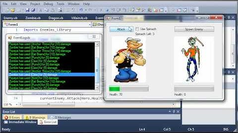 Visual Basic Tutorial - 160 - Game Part 16   OH NO! LOGIC ERRORS