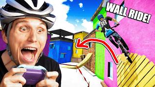 Schaffe ich den Wallride? (Map ist wie ein FABIO WIBMER Video) | Fahrrad Simulator