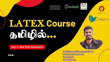 LaTex Tutorial: Write Your First Document | Beginners | Full Course | Tamil #latex #beginners #tool
