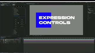Создание контроллеров с выражениями в After Effects | Расширение AE2